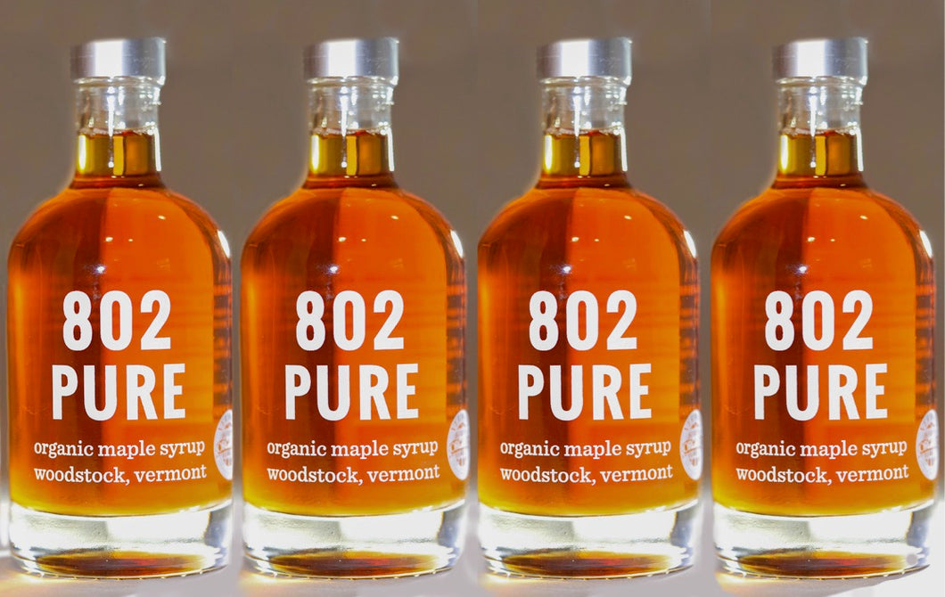 4-Pack Amber Rich Grade A Organic Syrup